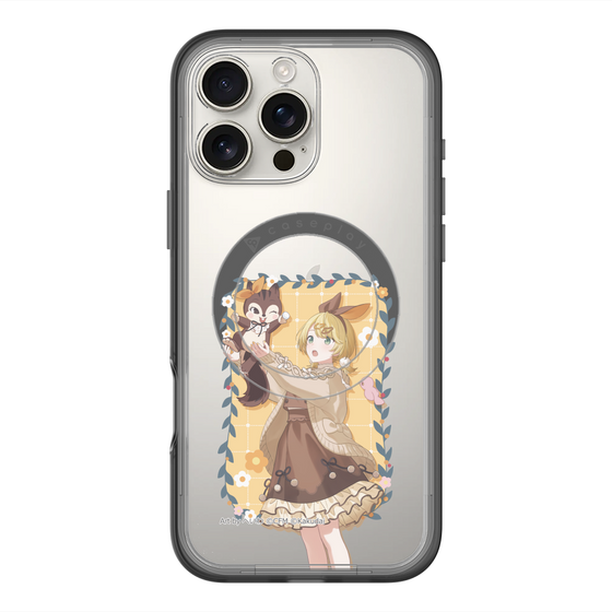 Slim Protection Premium Case with MagSafe［ Hatsune Miku × Kuppy Ramune – Kagamine Rin × Ram – Full-body Illustration 1 ］
