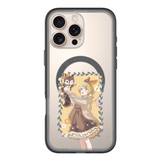Slim Protection Premium Case with MagSafe［ Hatsune Miku × Kuppy Ramune – Kagamine Rin × Ram – Full-body Illustration 1 ］