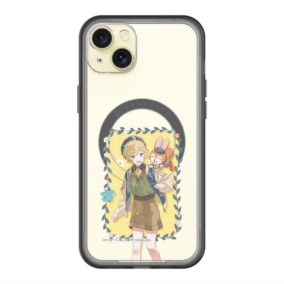 Slim Protection Premium Case with MagSafe［ Hatsune Miku × Kuppy Ramune – Kagamine Len × Kuppy – Full-body Illustration 1 ］