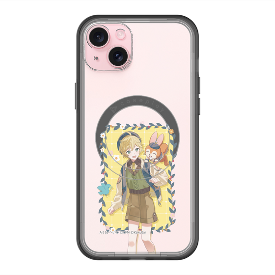Slim Protection Premium Case with MagSafe［ Hatsune Miku × Kuppy Ramune – Kagamine Len × Kuppy – Full-body Illustration 1 ］