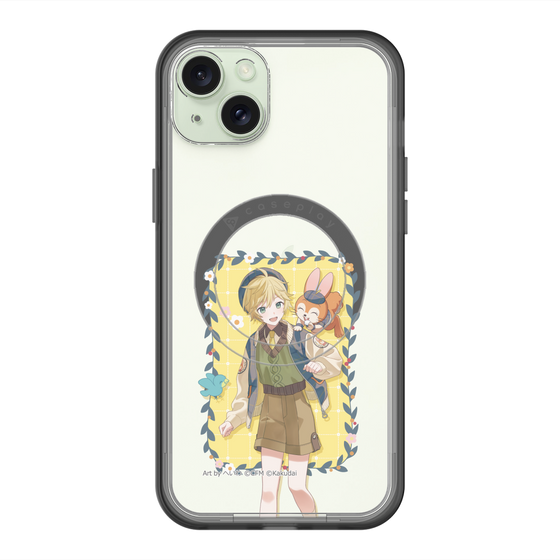 Slim Protection Premium Case with MagSafe［ Hatsune Miku × Kuppy Ramune – Kagamine Len × Kuppy – Full-body Illustration 1 ］