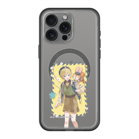 Slim Protection Premium Case with MagSafe［ Hatsune Miku × Kuppy Ramune – Kagamine Len × Kuppy – Full-body Illustration 1 ］