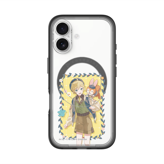 Slim Protection Premium Case with MagSafe［ Hatsune Miku × Kuppy Ramune – Kagamine Len × Kuppy – Full-body Illustration 1 ］
