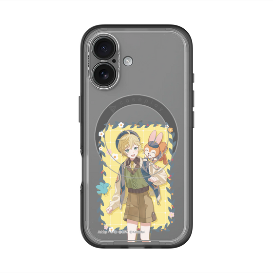 Slim Protection Premium Case with MagSafe［ Hatsune Miku × Kuppy Ramune – Kagamine Len × Kuppy – Full-body Illustration 1 ］