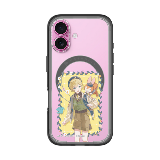 Slim Protection Premium Case with MagSafe［ Hatsune Miku × Kuppy Ramune – Kagamine Len × Kuppy – Full-body Illustration 1 ］