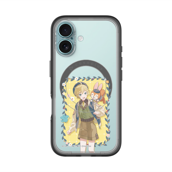 Slim Protection Premium Case with MagSafe［ Hatsune Miku × Kuppy Ramune – Kagamine Len × Kuppy – Full-body Illustration 1 ］