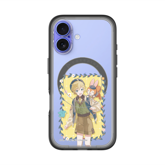 Slim Protection Premium Case with MagSafe［ Hatsune Miku × Kuppy Ramune – Kagamine Len × Kuppy – Full-body Illustration 1 ］