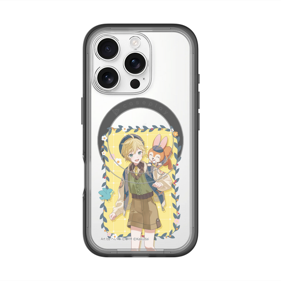 Slim Protection Premium Case with MagSafe［ Hatsune Miku × Kuppy Ramune – Kagamine Len × Kuppy – Full-body Illustration 1 ］