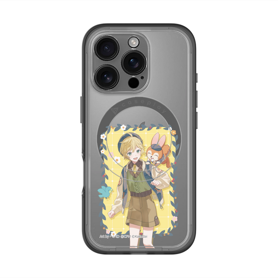 Slim Protection Premium Case with MagSafe［ Hatsune Miku × Kuppy Ramune – Kagamine Len × Kuppy – Full-body Illustration 1 ］