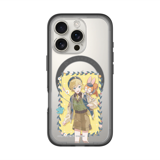 Slim Protection Premium Case with MagSafe［ Hatsune Miku × Kuppy Ramune – Kagamine Len × Kuppy – Full-body Illustration 1 ］