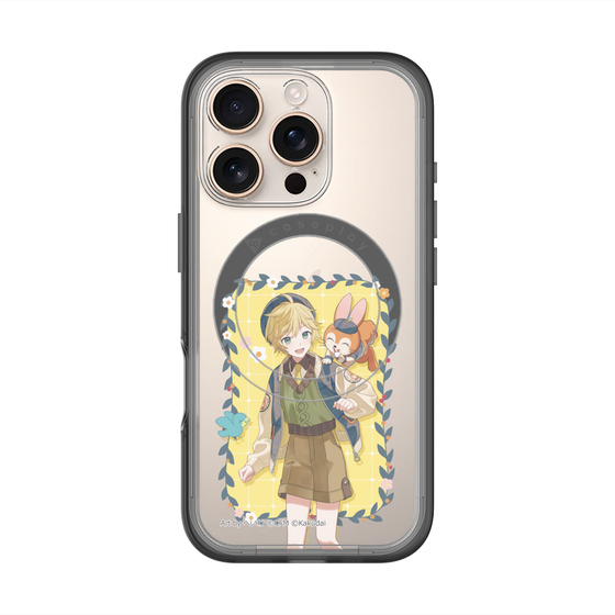 Slim Protection Premium Case with MagSafe［ Hatsune Miku × Kuppy Ramune – Kagamine Len × Kuppy – Full-body Illustration 1 ］