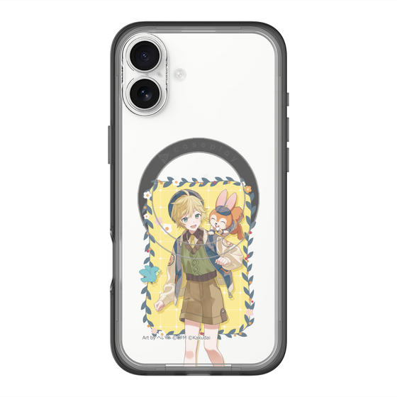 Slim Protection Premium Case with MagSafe［ Hatsune Miku × Kuppy Ramune – Kagamine Len × Kuppy – Full-body Illustration 1 ］