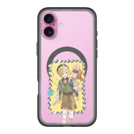 Slim Protection Premium Case with MagSafe［ Hatsune Miku × Kuppy Ramune – Kagamine Len × Kuppy – Full-body Illustration 1 ］