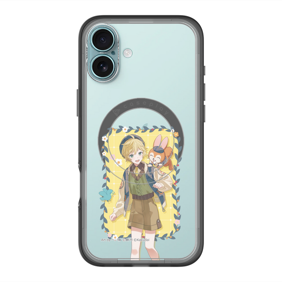 Slim Protection Premium Case with MagSafe［ Hatsune Miku × Kuppy Ramune – Kagamine Len × Kuppy – Full-body Illustration 1 ］