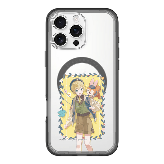 Slim Protection Premium Case with MagSafe［ Hatsune Miku × Kuppy Ramune – Kagamine Len × Kuppy – Full-body Illustration 1 ］