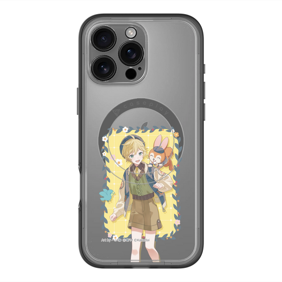 Slim Protection Premium Case with MagSafe［ Hatsune Miku × Kuppy Ramune – Kagamine Len × Kuppy – Full-body Illustration 1 ］