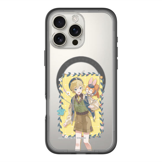 Slim Protection Premium Case with MagSafe［ Hatsune Miku × Kuppy Ramune – Kagamine Len × Kuppy – Full-body Illustration 1 ］