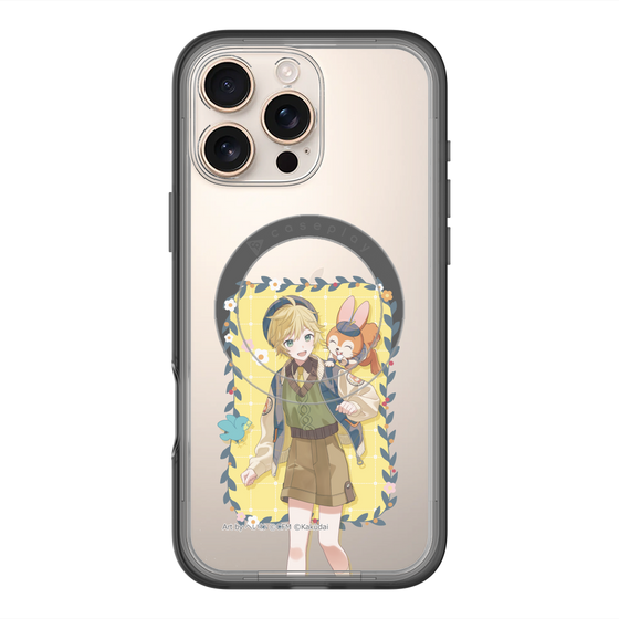Slim Protection Premium Case with MagSafe［ Hatsune Miku × Kuppy Ramune – Kagamine Len × Kuppy – Full-body Illustration 1 ］