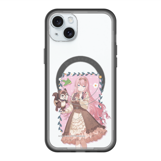 Slim Protection Premium Case with MagSafe［ Hatsune Miku × Kuppy Ramune – Megurine Luka × Ram – Full-body Illustration 1 ］