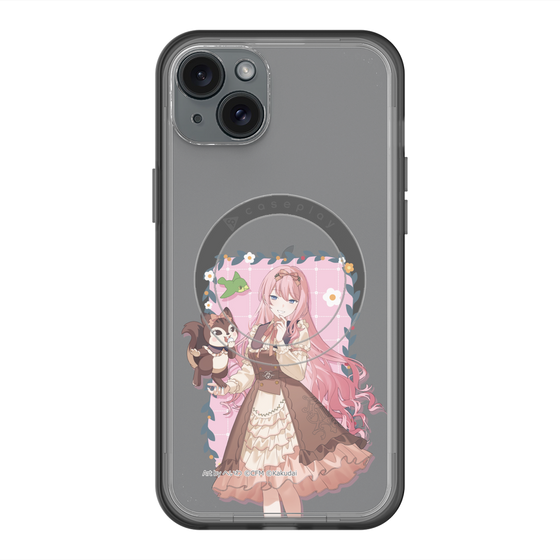 Slim Protection Premium Case with MagSafe［ Hatsune Miku × Kuppy Ramune – Megurine Luka × Ram – Full-body Illustration 1 ］