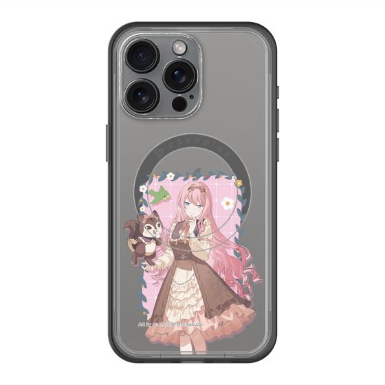 Slim Protection Premium Case with MagSafe［ Hatsune Miku × Kuppy Ramune – Megurine Luka × Ram – Full-body Illustration 1 ］