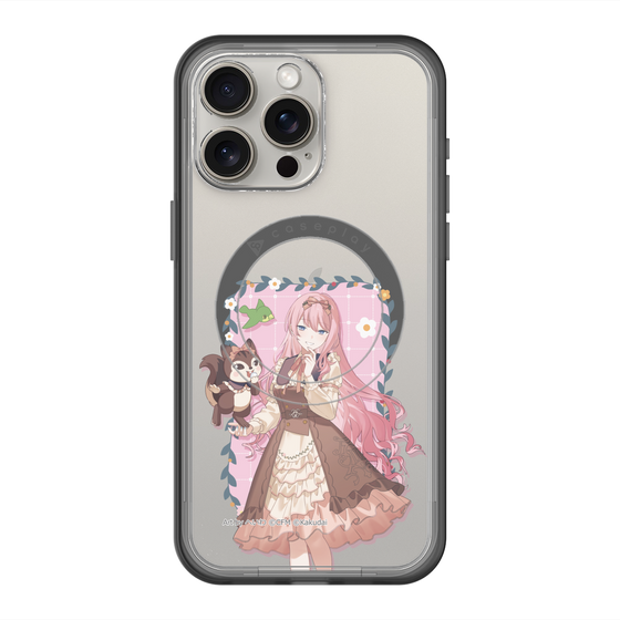 Slim Protection Premium Case with MagSafe［ Hatsune Miku × Kuppy Ramune – Megurine Luka × Ram – Full-body Illustration 1 ］