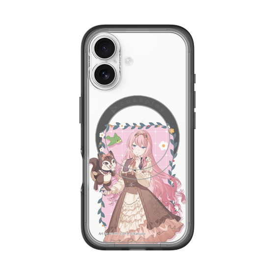 Slim Protection Premium Case with MagSafe［ Hatsune Miku × Kuppy Ramune – Megurine Luka × Ram – Full-body Illustration 1 ］