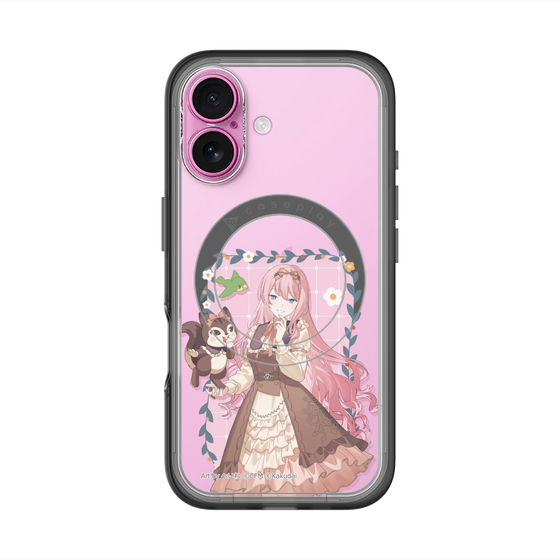 Slim Protection Premium Case with MagSafe［ Hatsune Miku × Kuppy Ramune – Megurine Luka × Ram – Full-body Illustration 1 ］