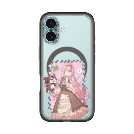 Slim Protection Premium Case with MagSafe［ Hatsune Miku × Kuppy Ramune – Megurine Luka × Ram – Full-body Illustration 1 ］