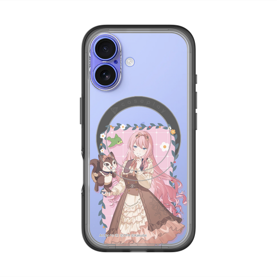 Slim Protection Premium Case with MagSafe［ Hatsune Miku × Kuppy Ramune – Megurine Luka × Ram – Full-body Illustration 1 ］