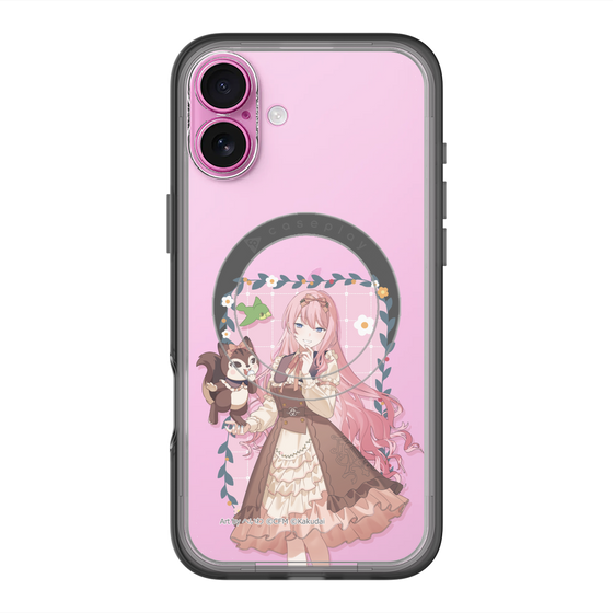 Slim Protection Premium Case with MagSafe［ Hatsune Miku × Kuppy Ramune – Megurine Luka × Ram – Full-body Illustration 1 ］