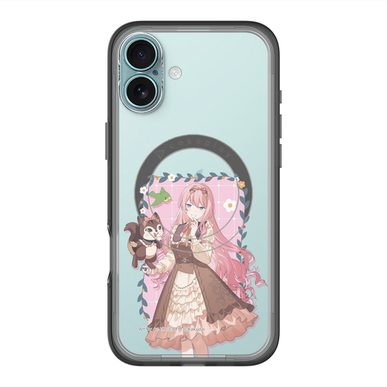 Slim Protection Premium Case with MagSafe［ Hatsune Miku × Kuppy Ramune – Megurine Luka × Ram – Full-body Illustration 1 ］