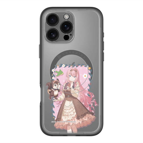Slim Protection Premium Case with MagSafe［ Hatsune Miku × Kuppy Ramune – Megurine Luka × Ram – Full-body Illustration 1 ］