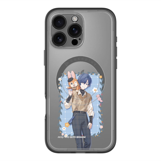 Slim Protection Premium Case with MagSafe［ Hatsune Miku × Kuppy Ramune – KAITO × Kuppy – Full-body Illustration 1 ］