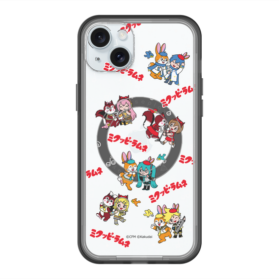 Slim Protection Premium Case with MagSafe［ Hatsune Miku × Kuppy Ramune – Overall Pattern ］