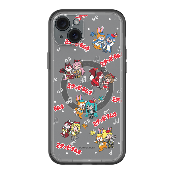 Slim Protection Premium Case with MagSafe［ Hatsune Miku × Kuppy Ramune – Overall Pattern ］