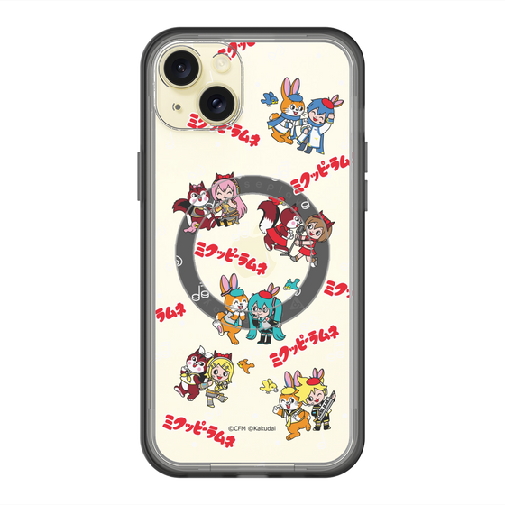 Slim Protection Premium Case with MagSafe［ Hatsune Miku × Kuppy Ramune – Overall Pattern ］