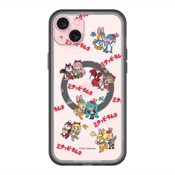 Slim Protection Premium Case with MagSafe［ Hatsune Miku × Kuppy Ramune – Overall Pattern ］