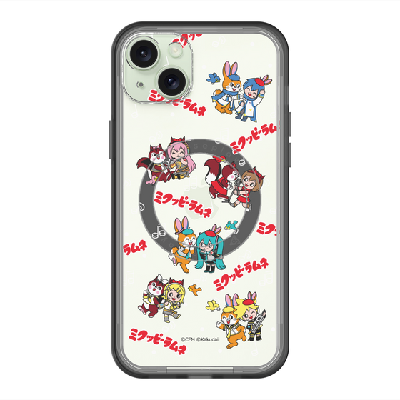 Slim Protection Premium Case with MagSafe［ Hatsune Miku × Kuppy Ramune – Overall Pattern ］