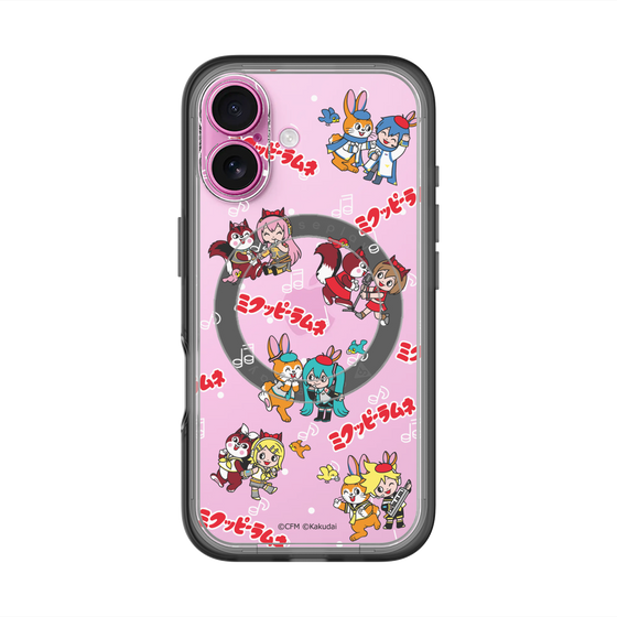 Slim Protection Premium Case with MagSafe［ Hatsune Miku × Kuppy Ramune – Overall Pattern ］
