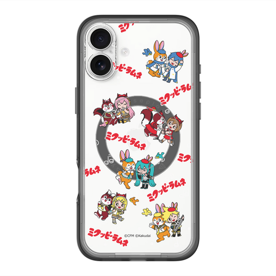 Slim Protection Premium Case with MagSafe［ Hatsune Miku × Kuppy Ramune – Overall Pattern ］