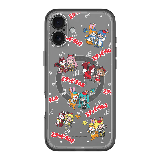 Slim Protection Premium Case with MagSafe［ Hatsune Miku × Kuppy Ramune – Overall Pattern ］