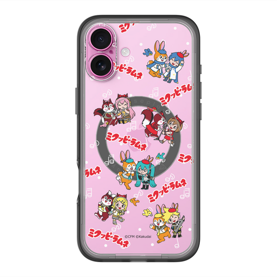 Slim Protection Premium Case with MagSafe［ Hatsune Miku × Kuppy Ramune – Overall Pattern ］