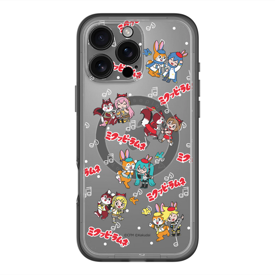 Slim Protection Premium Case with MagSafe［ Hatsune Miku × Kuppy Ramune – Overall Pattern ］