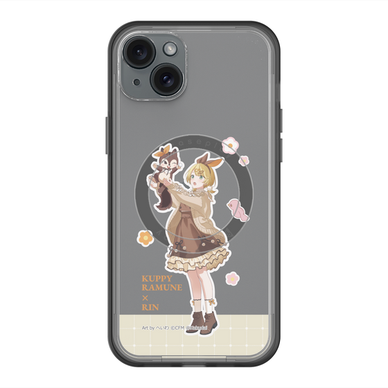 Slim Protection Premium Case with MagSafe［ Hatsune Miku × Kuppy Ramune – Kagamine Rin × Ram – Full-body Illustration 2 ］