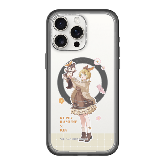 Slim Protection Premium Case with MagSafe［ Hatsune Miku × Kuppy Ramune – Kagamine Rin × Ram – Full-body Illustration 2 ］