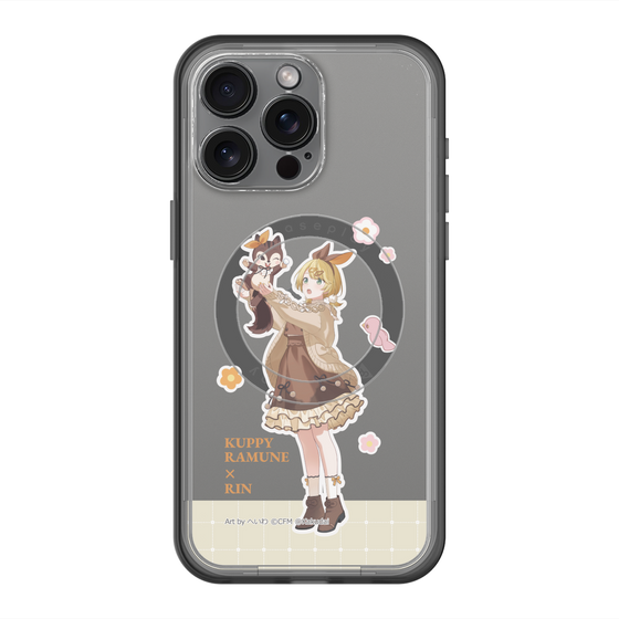 Slim Protection Premium Case with MagSafe［ Hatsune Miku × Kuppy Ramune – Kagamine Rin × Ram – Full-body Illustration 2 ］