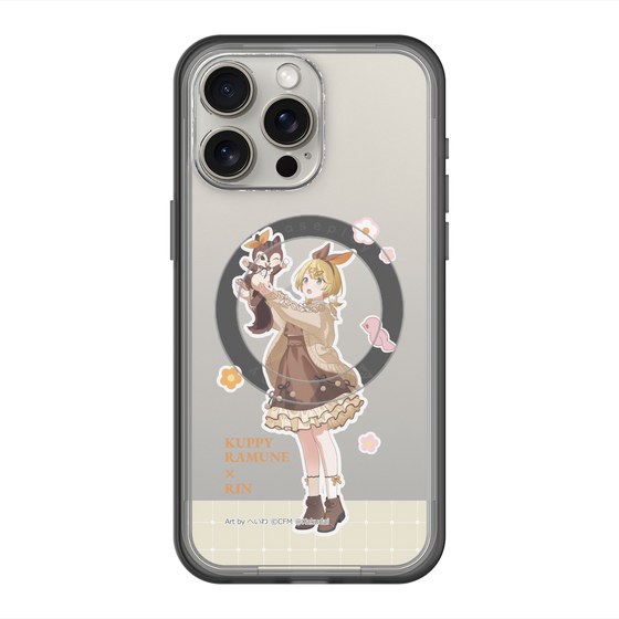 Slim Protection Premium Case with MagSafe［ Hatsune Miku × Kuppy Ramune – Kagamine Rin × Ram – Full-body Illustration 2 ］