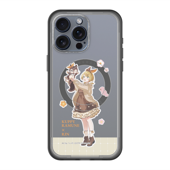 Slim Protection Premium Case with MagSafe［ Hatsune Miku × Kuppy Ramune – Kagamine Rin × Ram – Full-body Illustration 2 ］