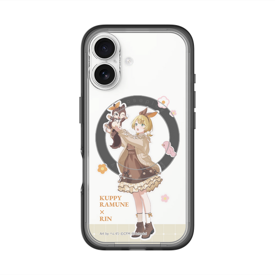 Slim Protection Premium Case with MagSafe［ Hatsune Miku × Kuppy Ramune – Kagamine Rin × Ram – Full-body Illustration 2 ］